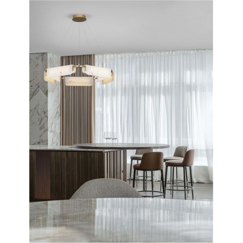 Suspensie LED Nova Luce Aider 45W, 3000K, 9019759