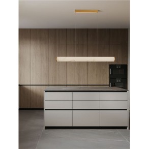 Suspensie Nova Luce Nolia Auriu LED 35W 3000K, 9019815