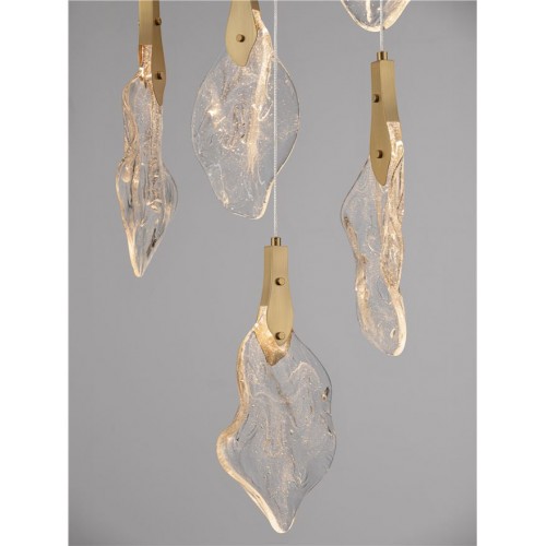 Suspensie Nova Luce Bellina Auriu LED 24W 3000K, 9187012