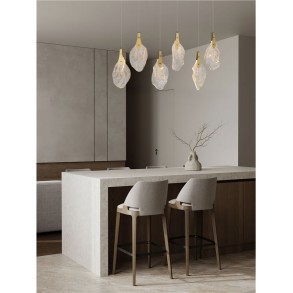 Suspensie Nova Luce Bellina Auriu LED 24W 3000K, 9187013