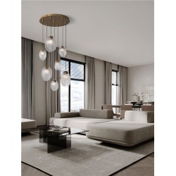 Suspensie Nova Luce Shelina Cupru LED 22W 3000K, 9333225