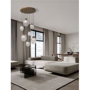 Suspensie Nova Luce Shelina Cupru LED 22W 3000K, 9333225