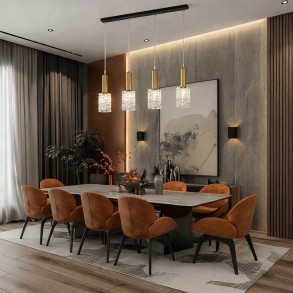 Lustra cu 4 pendule design modern Certa 9009275