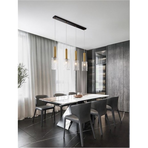 Lustra cu 4 pendule design modern Certa 9009275