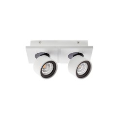 
									Spot orientabil aplicat LED COB 2x3W 600lm 3000k alb Arelux