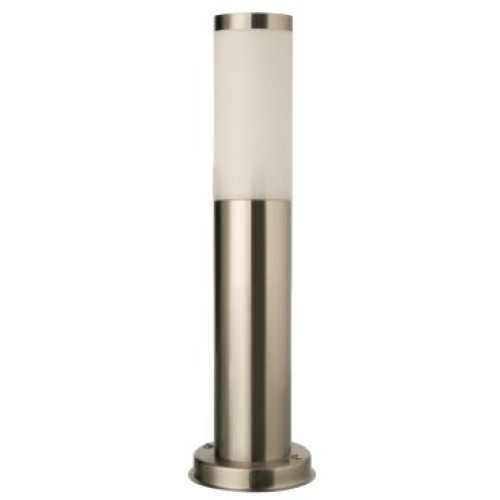 Stalp ornamental pentru exterior Colonna 9013, 1 x E27, H 45 cm, inox, Smarter