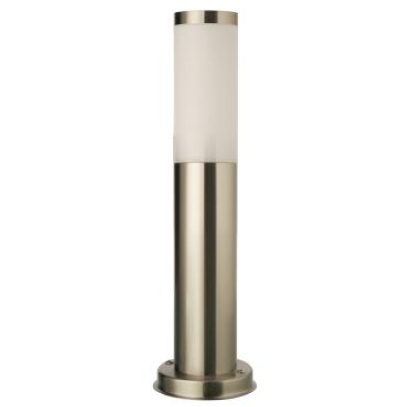 Stalp ornamental pentru exterior Colonna 9013, 1 x E27, H 45 cm, inox, Smarter