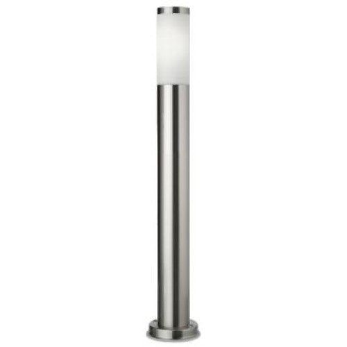 Stalp ornamental pentru exterior Colonna 9017, 1 x E27, H 65 cm, inox, Smarter