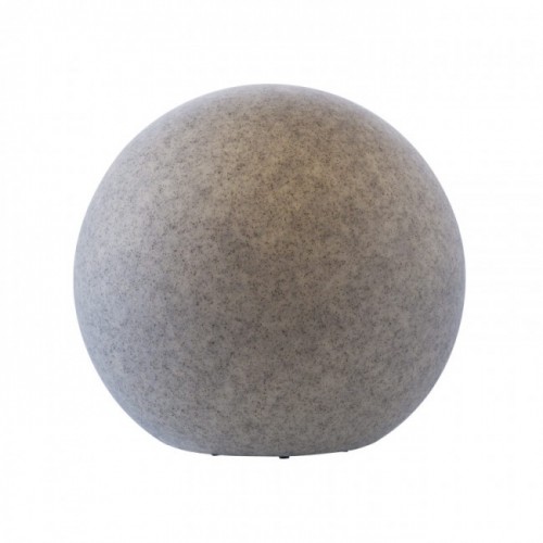 Corp decorativ exterior Baloo forma sferica din polietilena imitație granit rezistenta la raze UV E27 9973 Redo