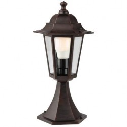
									Stalp ornamental pentru iluminat exterior London 6104R, 1 x E27, H 40.9 cm, rustic, Smarter