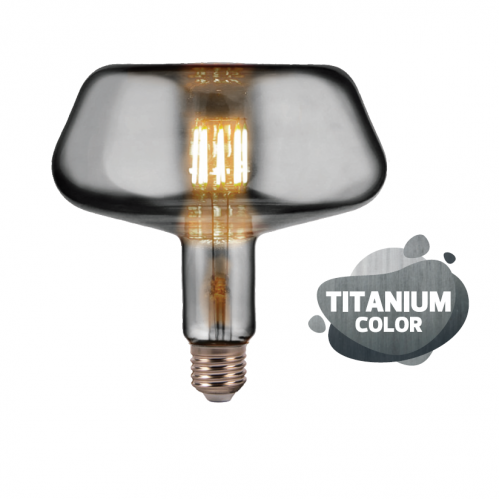 Bec LED decorativ Ginza 8W 2200K titan Horoz