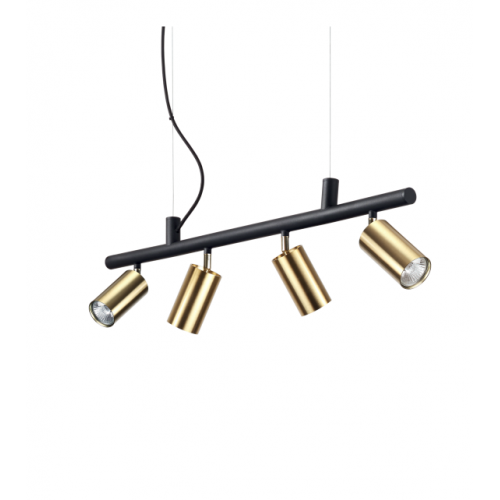 Lustra DYNAMITE 244624 negru-auriu IDEAL LUX