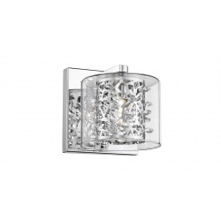 Aplică FOREST AP1 crom & transparent KLAUSEN Charm Collection