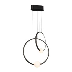 
									Suspensie LIV negru mat & auriu & alb Statement Collection Klausen