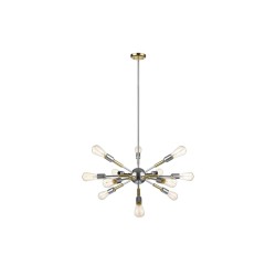 Suspensie COMET 12 silver & cupru KLAUSEN Urban Collection
