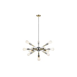 Suspensie COMET 12 silver & cupru KLAUSEN Urban Collection