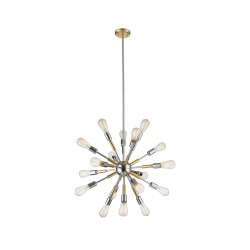 Suspensie COMET 18 silver & cupru KLAUSEN Urban Collection