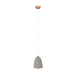 
									Suspensie CONCRETE SP1 gri & cupru KLAUSEN Scandi Collection