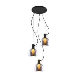 Suspensie FIRE SP3 negru & crom KLAUSEN Urban Collection