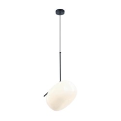 
									Suspensie VESTA SP1 alb opal & negru 111017 KLAUSEN Timeless Collection