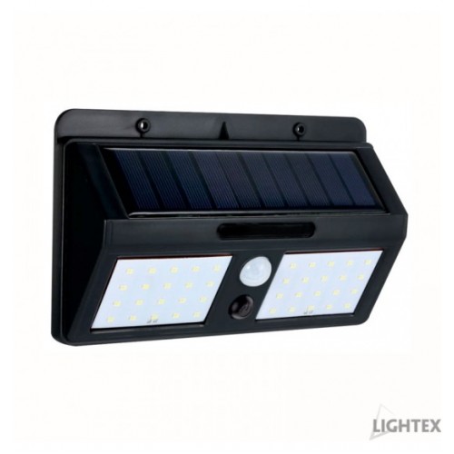 Lampa solara LED 6W 6500K 135 lm IP65 cu senzor de amurg incorporat Ligtex