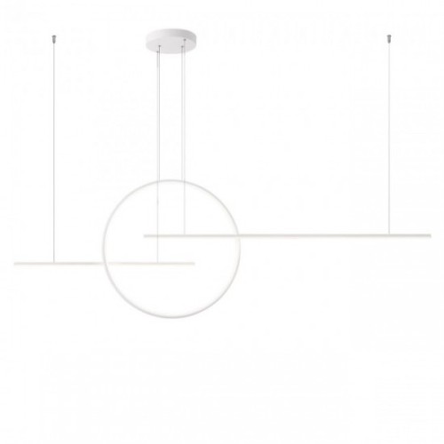 Lustra Redo Giotto - 01-1736, alb mat, LED, 66W, 5016 lumeni, alb cald 3000K