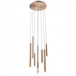 
									Lustra Redo Madison cupru mat LED 32W 2176 lumeni alb cald 3000K 40 cm 01-2051