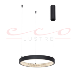 Lustra LED Neagra Cristale Preston 9865140 Nova Luce