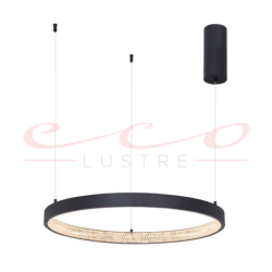 Lustra LED Neagra Cristale Preston 9865160 Nova Luce	