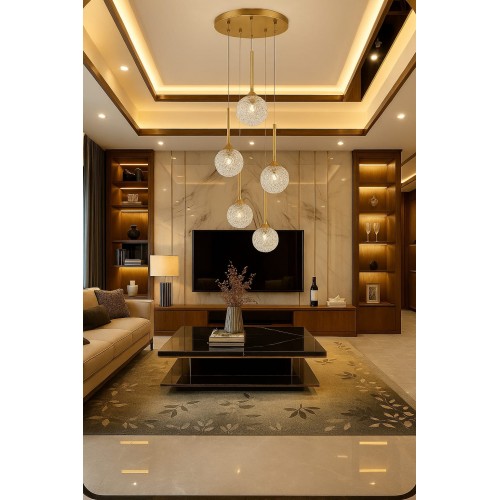 Lustra moderna  MIRANO, cu 5 pendule - 9260212