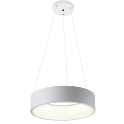 Suspensie Adeline structura din metal alb mat cu LED-uri si abajur din plastic 2509 Rabalux