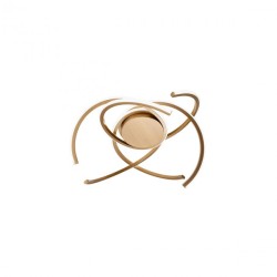 Plafoniera Alien echipata LED 60W structura din aluminiu finisat bronz 01-1802 Redo