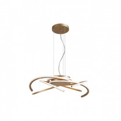 Suspensie Alien  echipata LED 45W structura aluminiu finisat bronz 01-1804 Redo