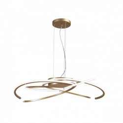 Suspensie Alien echipata LED 60W structura aluminiu finisat bronz 01-1806 Redo