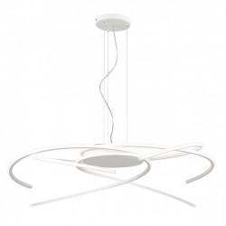 Suspensie Alien echipata LED 70W structura aluminiu alb mat 01-1811 Redo