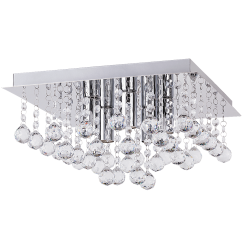 
									Plafoniera Corinna structura din metal si elemente decorative din cristal acrilic 2618 Rabalux