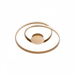 Plafoniera Redo Torsion bronz LED 30W 3000K 01-1792