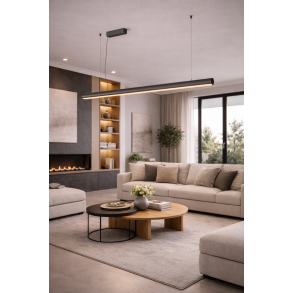 Suspensie Redo Cityline LED 49W CCT 2700K/3000K, Negru 01-4634