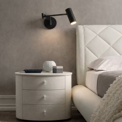 Aplica orientabila Pivot negru mat 1xGU10 01-2369 Redo