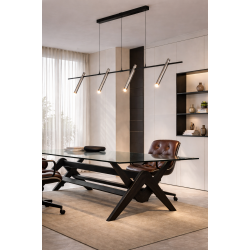 Suspensie Redo Praxi LED 28.5W, 2700K, 1581 lm, Foggy Nickel 01-4276