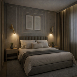 Aplică Redo Praxi LED 8,3W, 2700K, 498 lm, Silver Coffee 01-4270