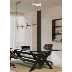 Suspensie Redo Praxi LED 28.5W, 2700K, 1581 lm, Silver Coffee 01-4272