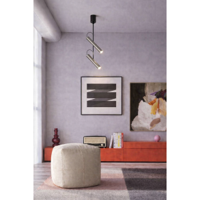 Plafonieră Redo Praxi LED 14,6W, 3000K, 769 lm, Foggy Nickel 01-3718