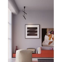 Plafonieră Redo Praxi LED 14,6W, 2700K, 707 lm, Negru 01-4267