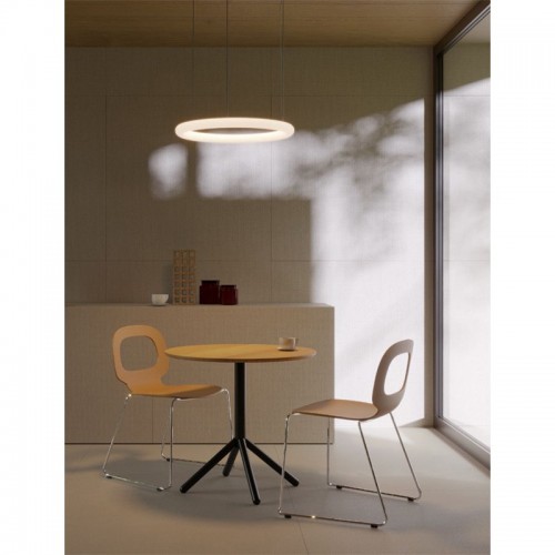 Suspensie Redo Halley, alb, LED CCT, 40W, 3871 lumeni, 2700K/3000K/4000K, D.63 cm, 01-4456