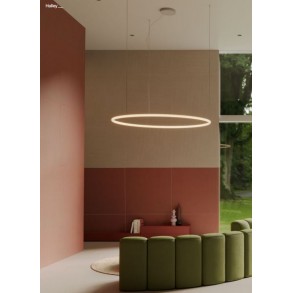 Suspensie Redo Halley, alb, LED CCT, 60W, 5868 lumeni, 2700K/3000K/4000K, D.123 cm, 01-4458