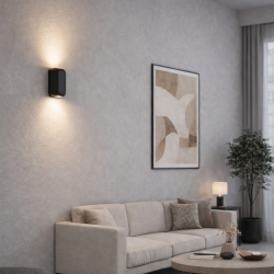 Aplică Redo Crisp LED 7.5W 2700K, Negru 01-4480