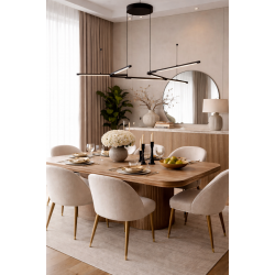 Suspensie Redo Stick 01-2797 LED 65W 3000K Negru