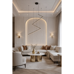 Suspensie Redo Stick 01-2801 LED 48W 3000K Negru