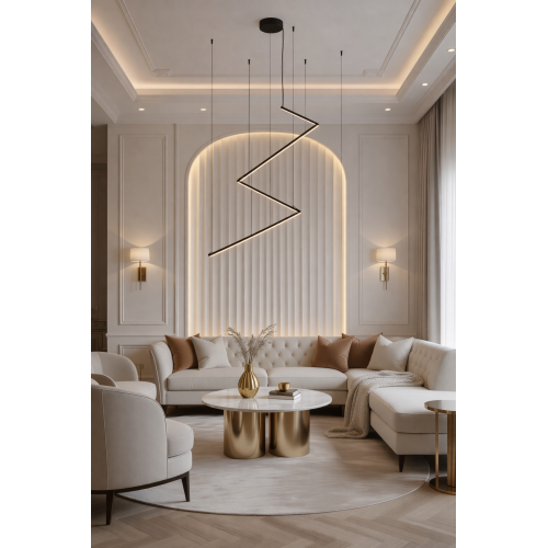 Suspensie Redo Stick 01-2801 LED 48W 3000K Negru